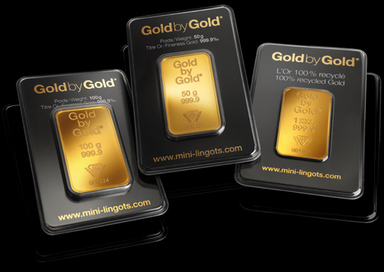 Acheter un Mini-lingot d'Or Gold by Gold